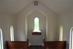 smallest church interior